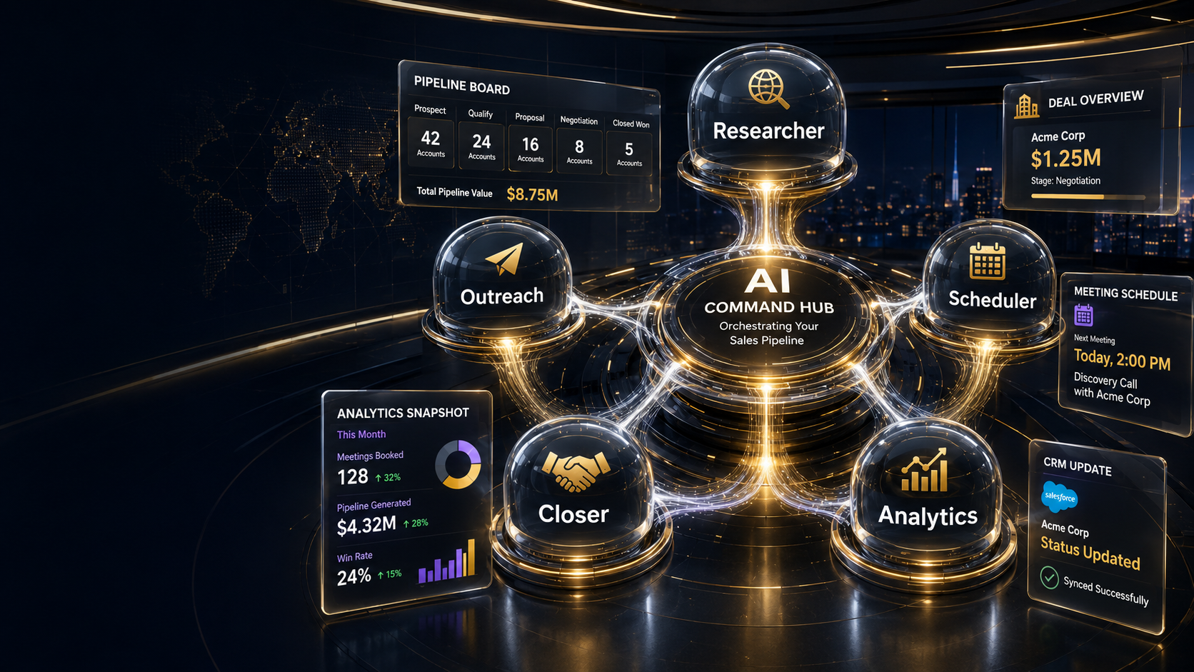 Multi-Agent Sales Automation